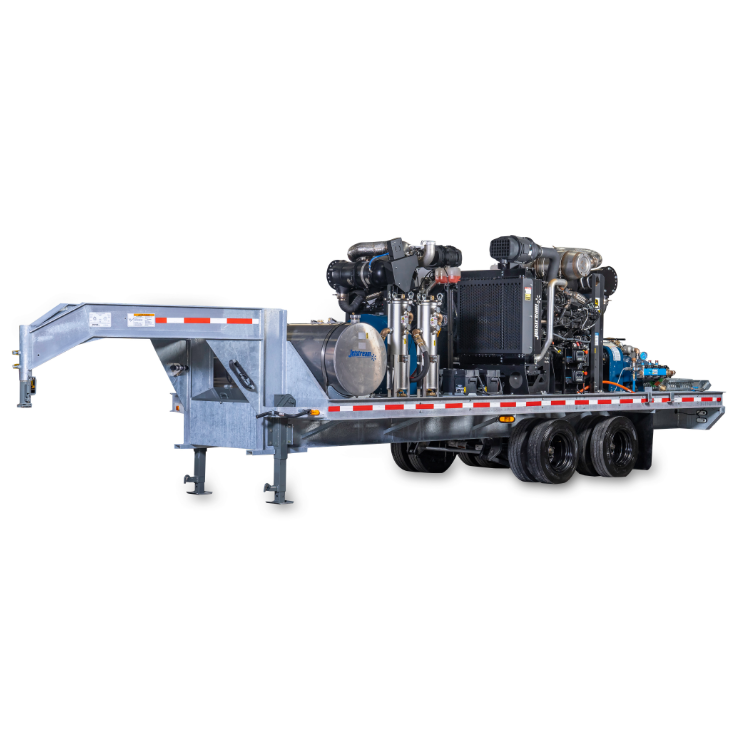Twinforce trailer mounted waterblasting units