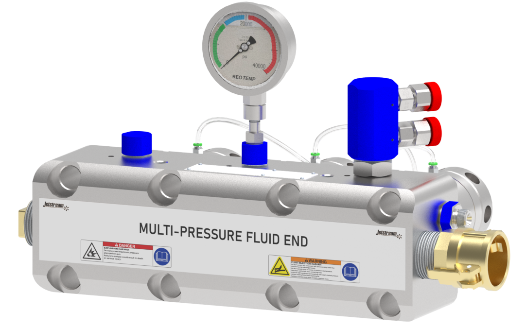 Jetstream Introduces Combination Manifold for Fast Pressure Changes in 4200 Series UNx™ Bareshaft Pumps